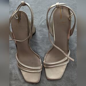 Sam Edelman Beige Strappy Heels